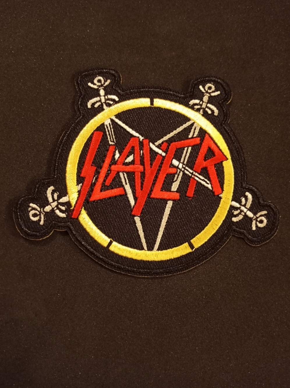 Slayer Embroidered iron on patch applique band patch metal patch rock patch